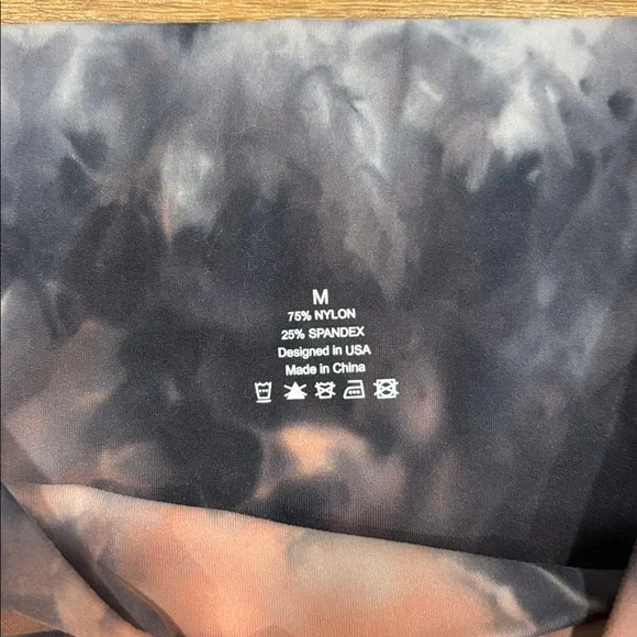 SP Athletic Purple and Pink Tie-Dye Leggings - Picture 4 of 4